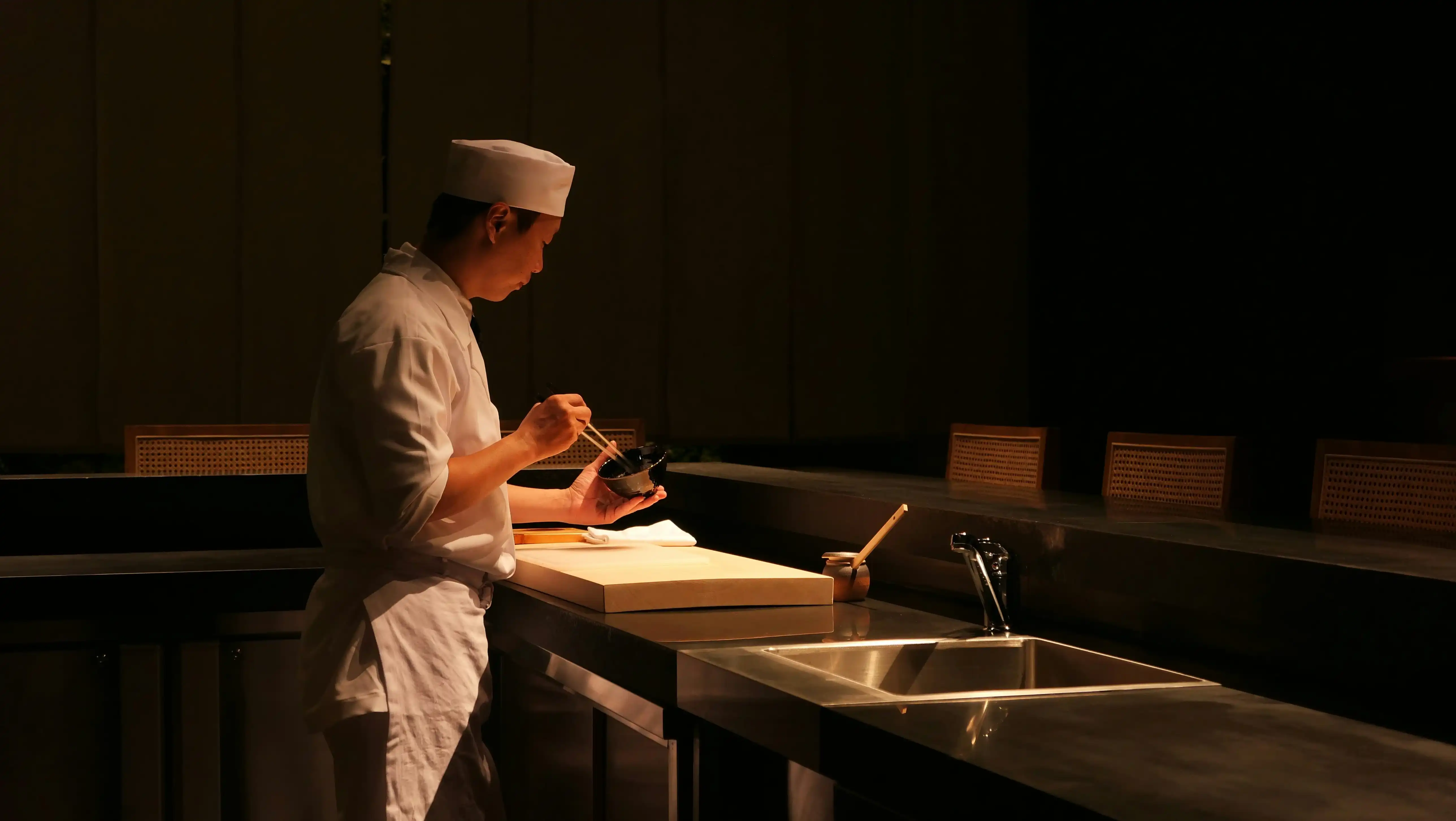 Chef trabajando